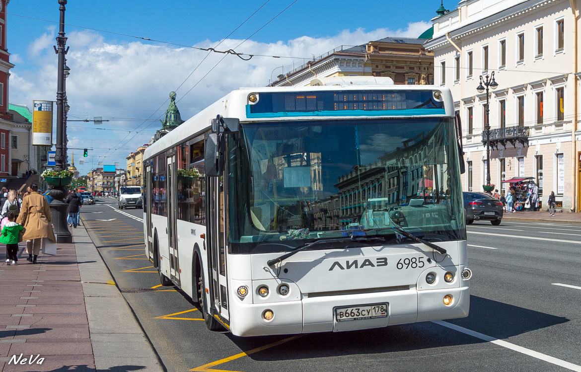 Санкт-Петербург, ЛиАЗ-5292.60 № 6985