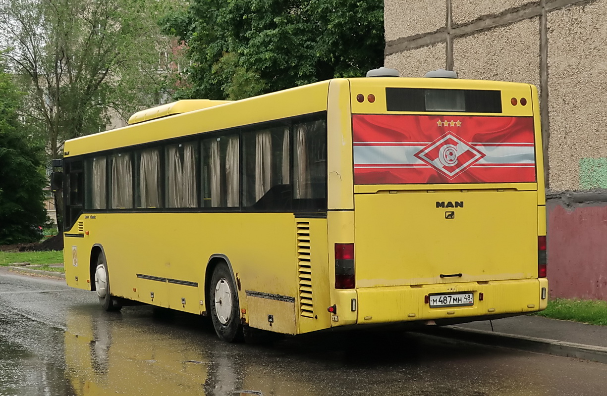 Липецкая область, MAN A74 Lion's Classic SL283 № М 487 МН 48