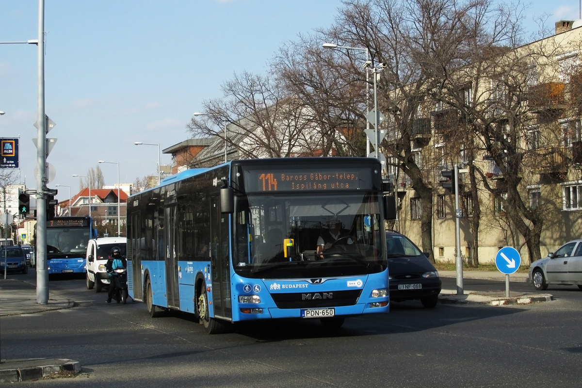 Венгрия, MAN A21 Lion's City NL283 № PDN-650