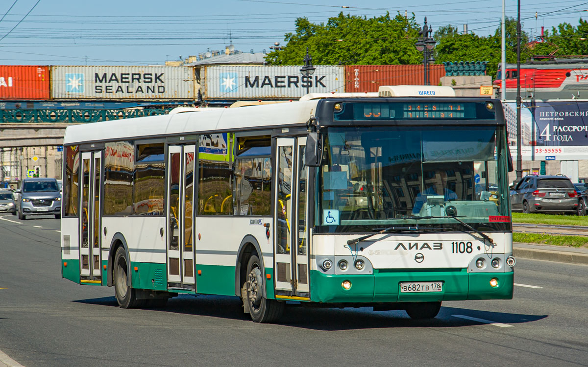 Санкт-Петербург, ЛиАЗ-5292.60 № 1108