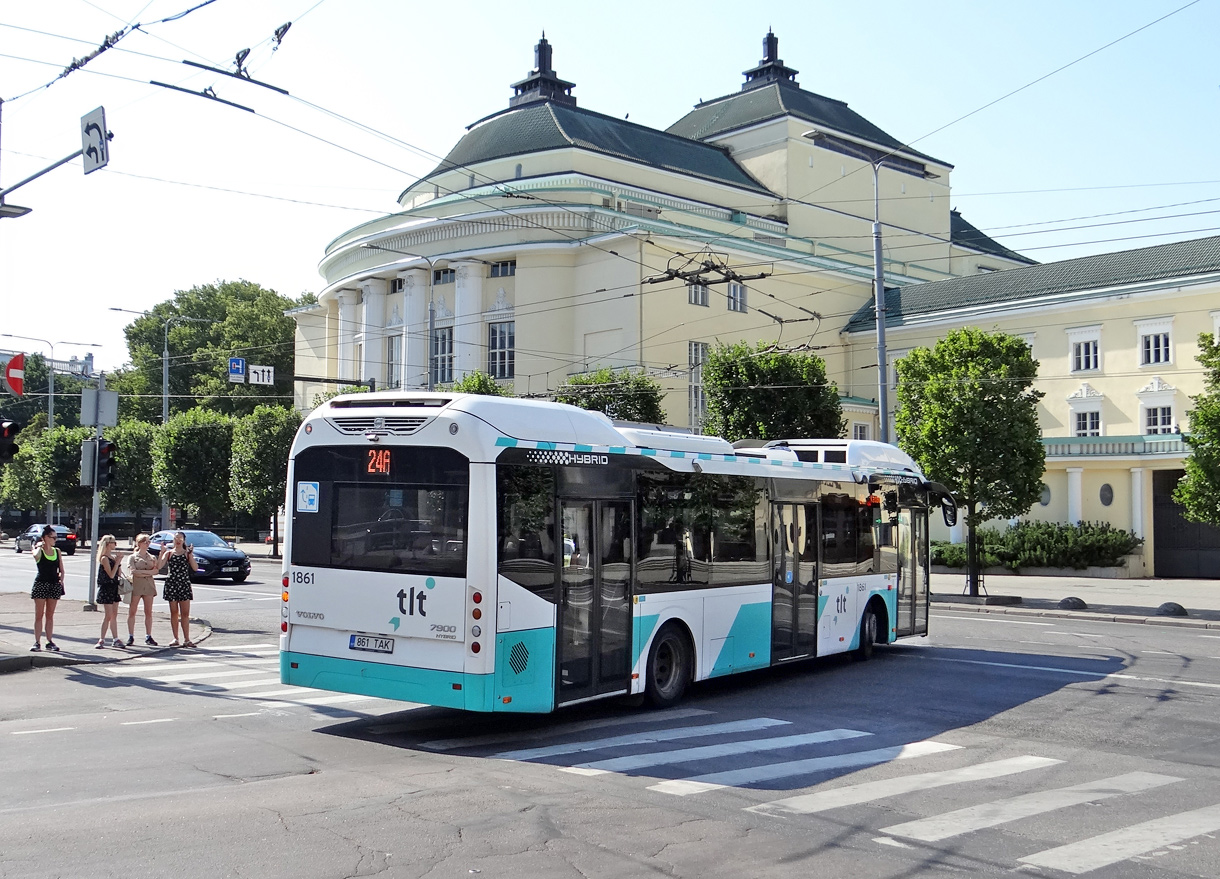 Эстония, Volvo 7900 Hybrid № 1861