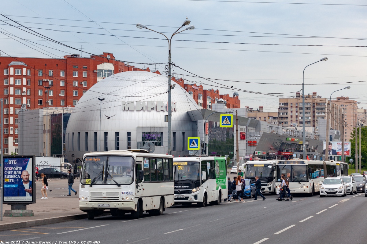 Санкт-Петербург, ПАЗ-320402-05 № 03155