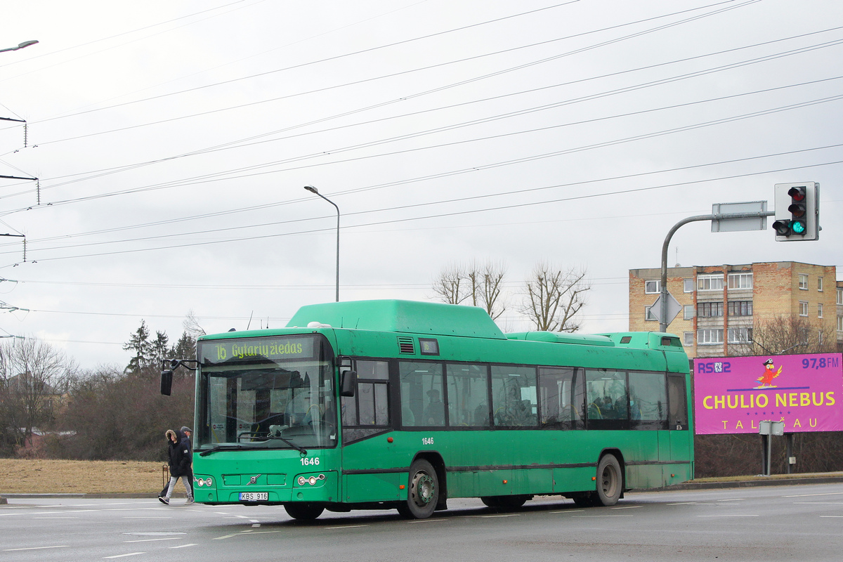 Литва, Volvo 7700 CNG № 1646