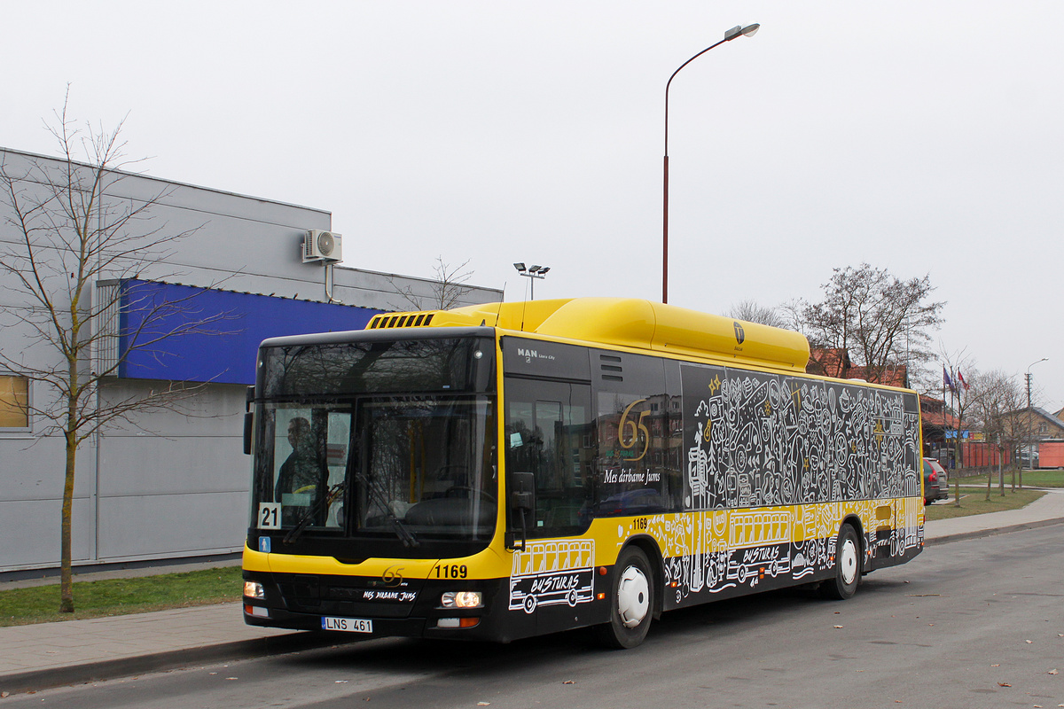 Литва, MAN A21 Lion's City NL243 CNG № 1169