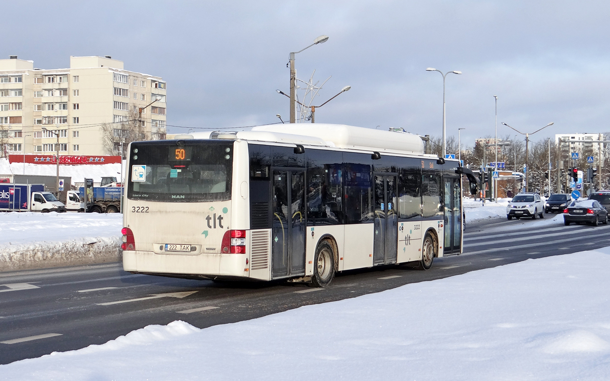 Эстония, MAN A21 Lion's City NL313 CNG № 3222