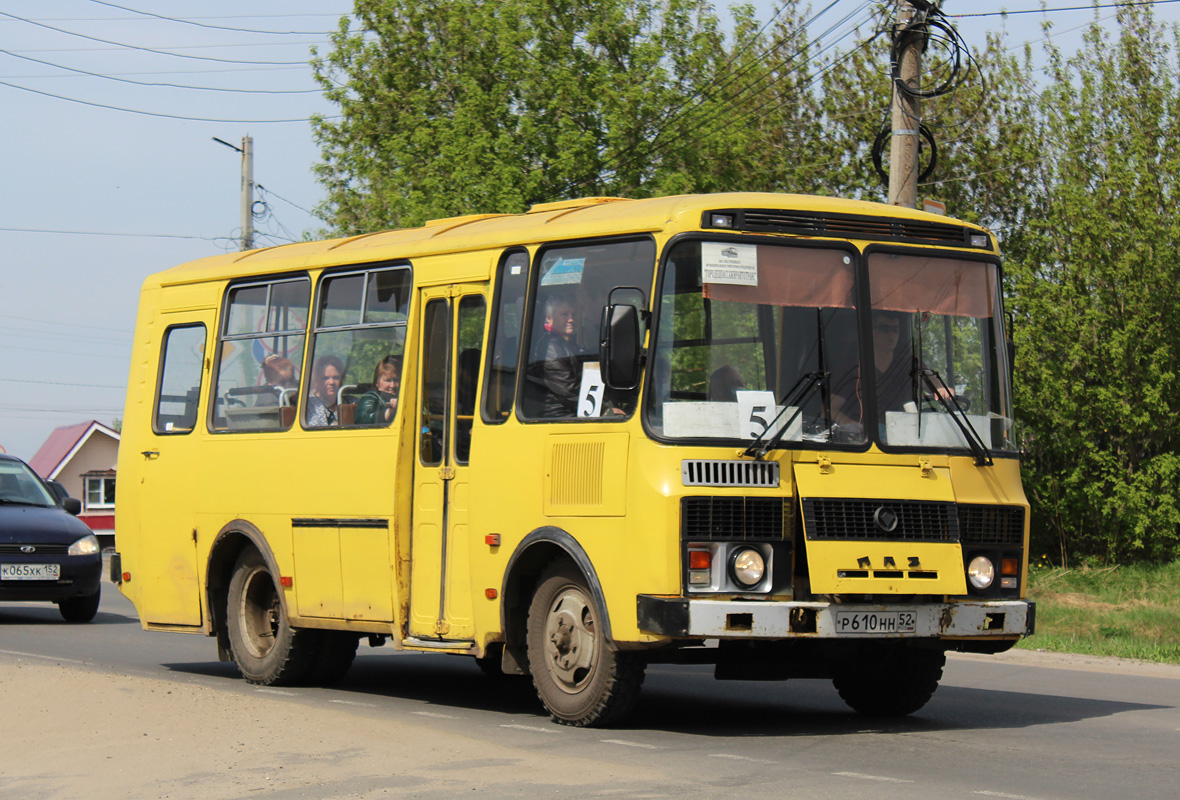 Нижегородская область, ПАЗ-32053 № Р 610 НН 52