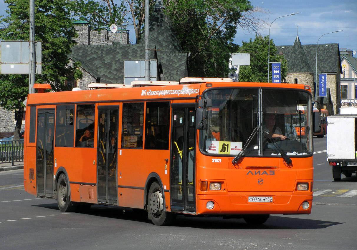 Нижегородская область, ЛиАЗ-5293.60 № 31021