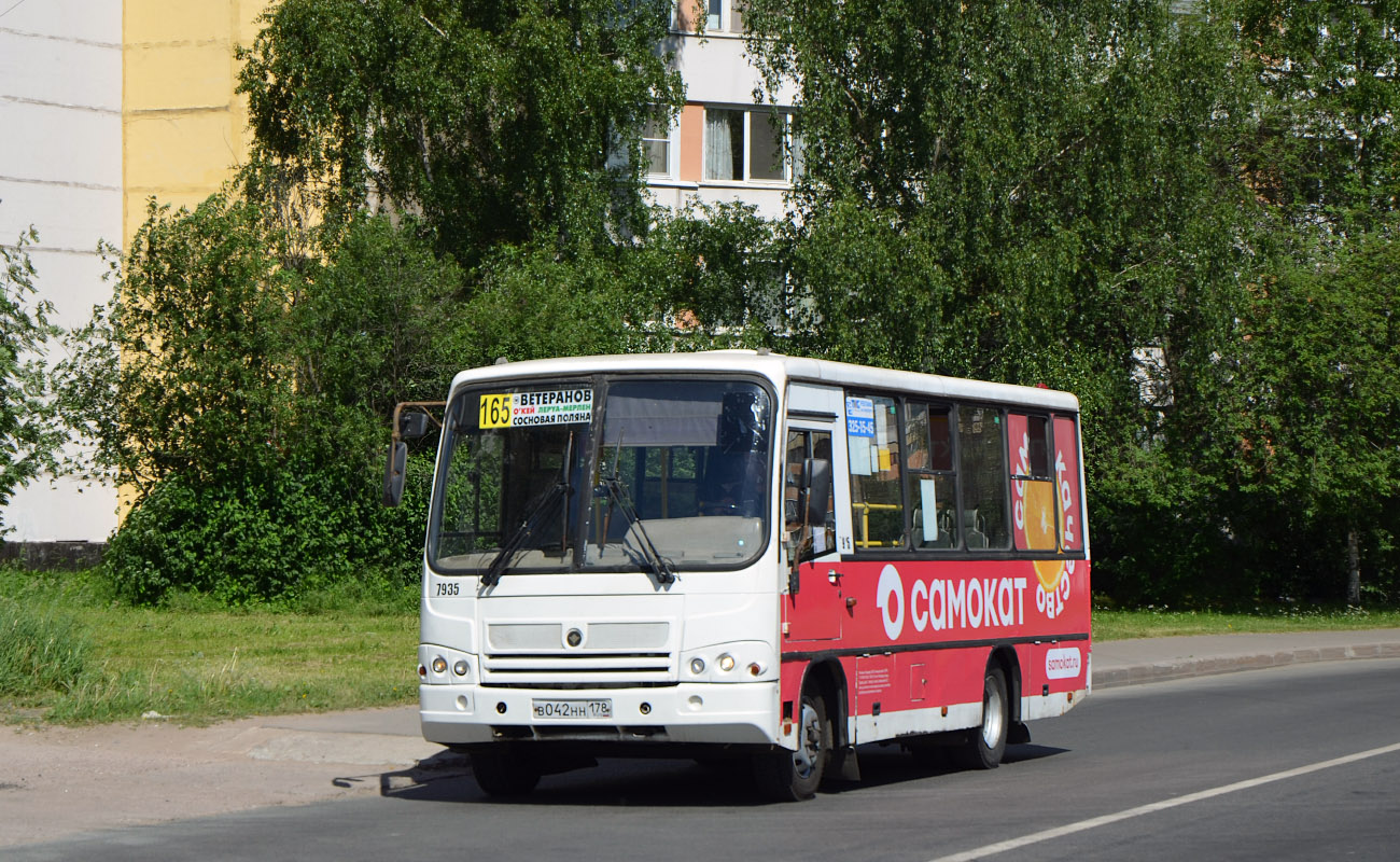 Санкт-Петербург, ПАЗ-320402-05 № 7935