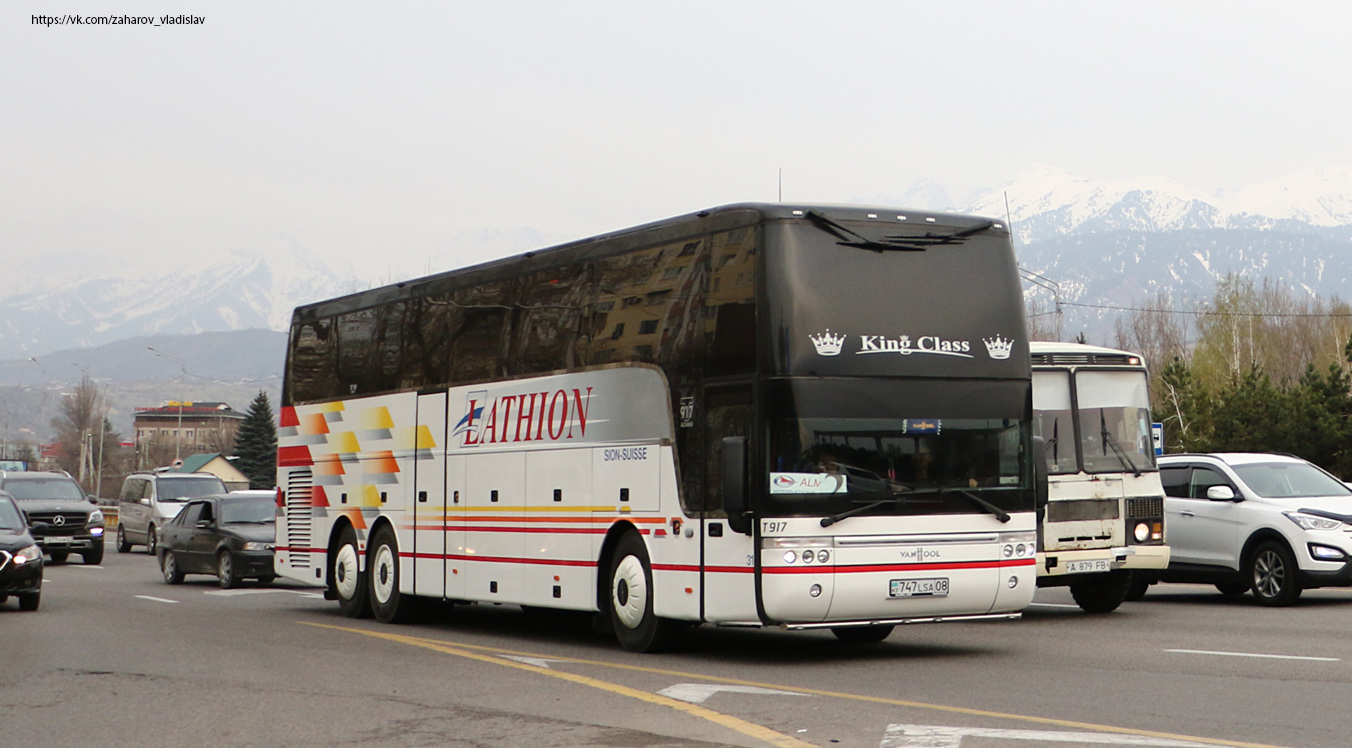 Алматы, Van Hool T917 Altano № 747 LSA 08