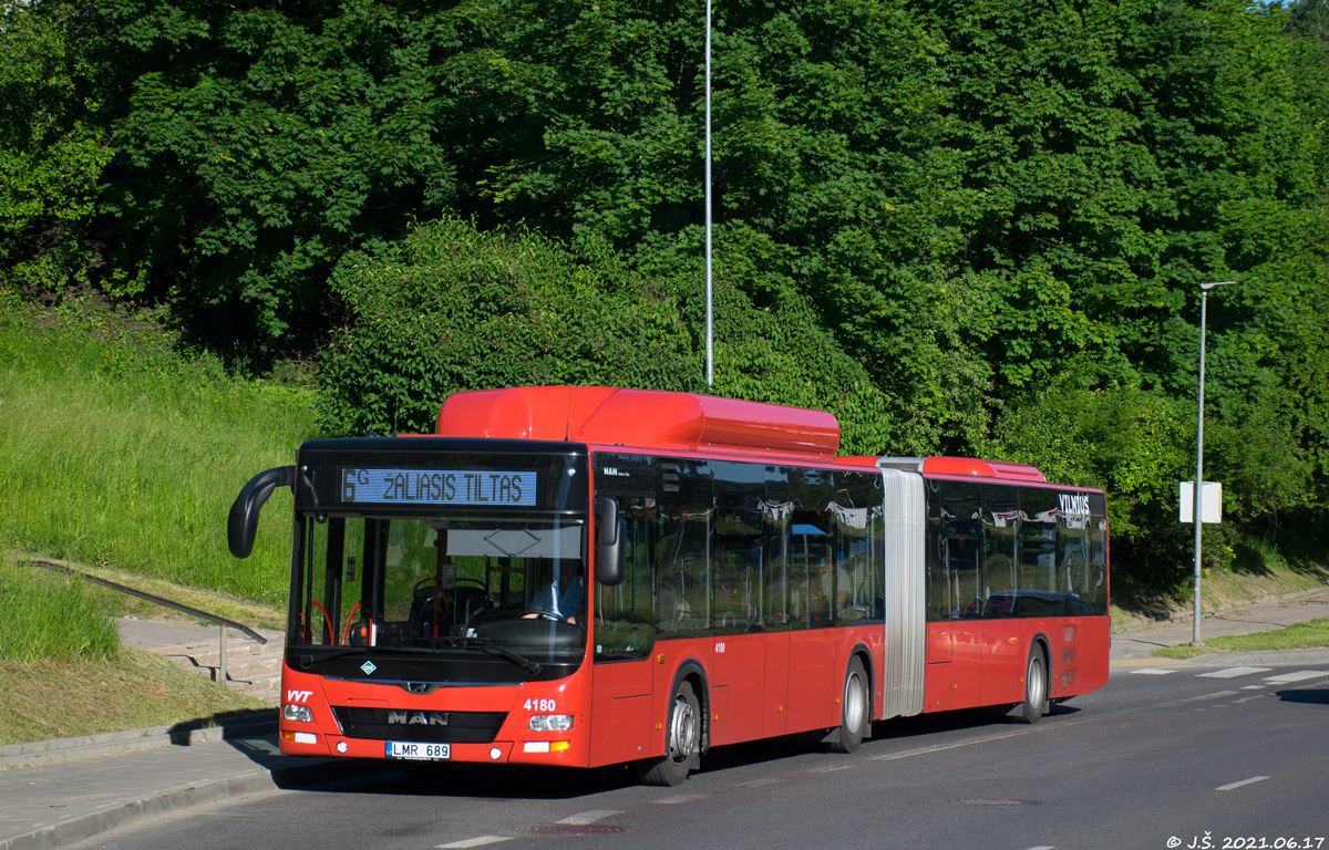 Литва, MAN A23 Lion's City G NG313 CNG № 4180