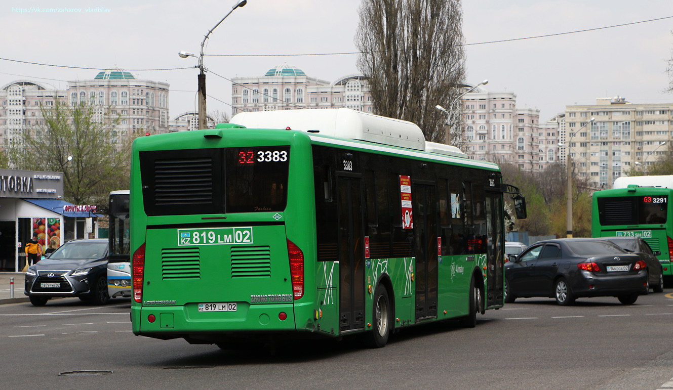 Алматы, Zhong Tong LCK6125HGAN № 3383