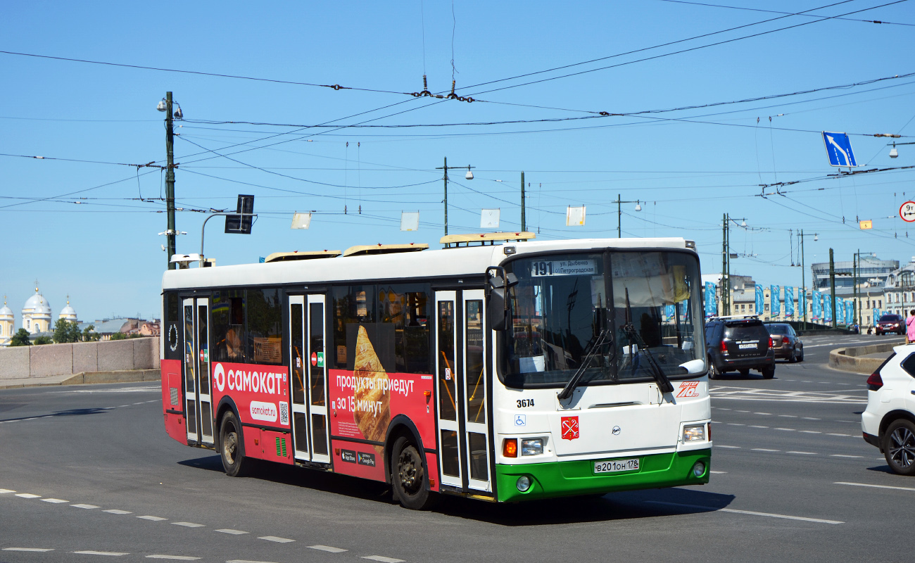 Санкт-Петербург, ЛиАЗ-5293.60 № 3674