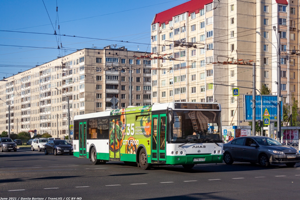 Санкт-Петербург, ЛиАЗ-5292.21 № 025