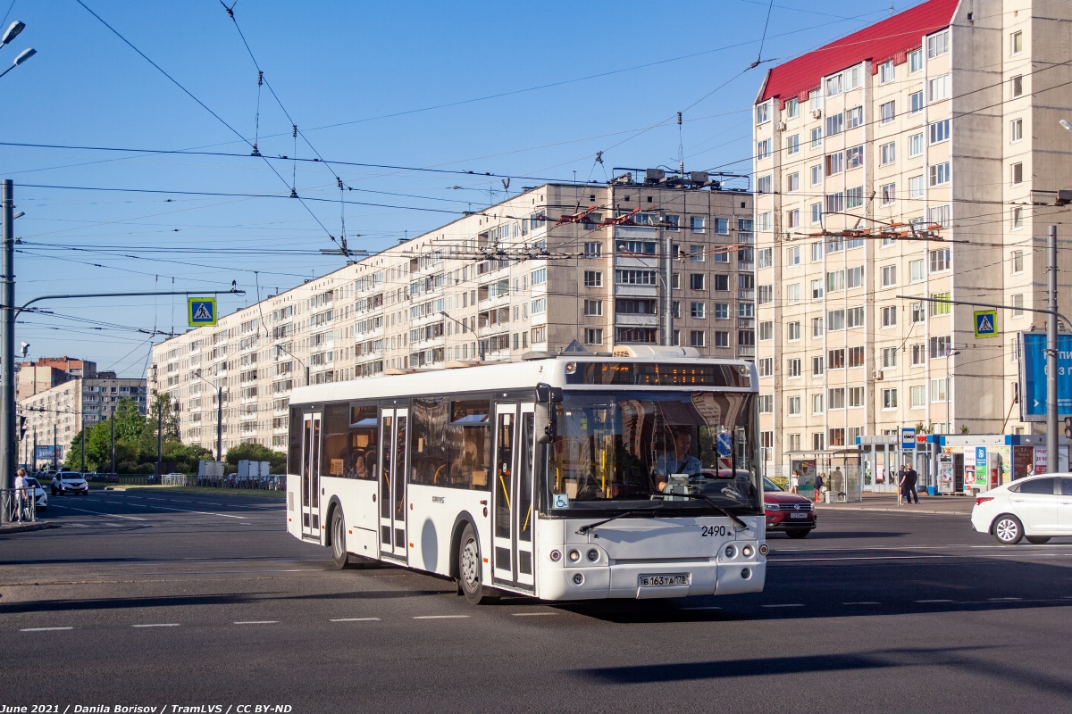 Санкт-Петербург, ЛиАЗ-5292.60 № 2490