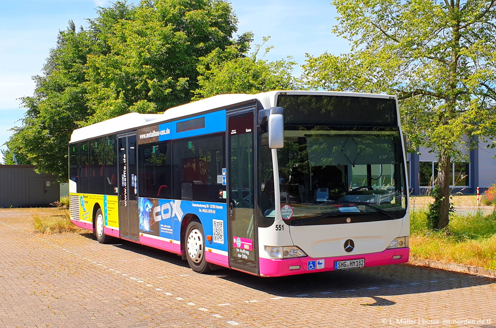 Lower Saxony, Mercedes-Benz O530LE Citaro facelift LE Nr SHG-HM 182