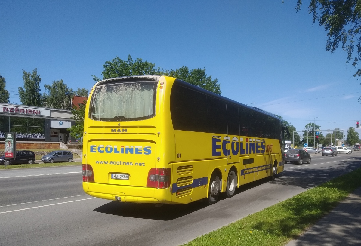 Латвия, MAN R08 Lion's Coach L RHC484 L № 330