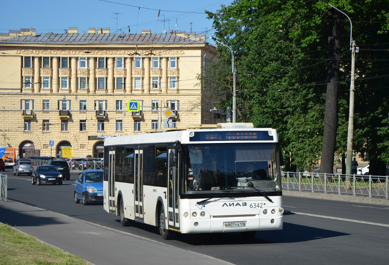 Санкт-Петербург, ЛиАЗ-5292.60 № 6342