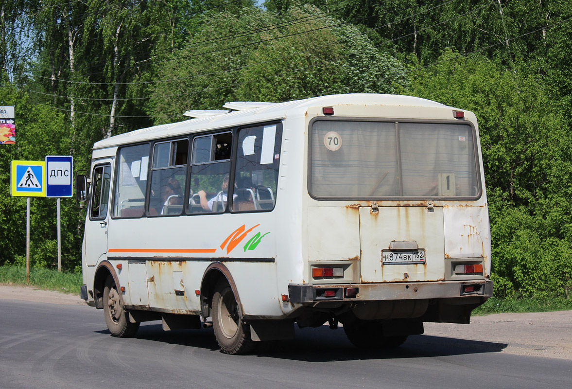 Нижегородская область, ПАЗ-32054 № Н 874 ВК 152