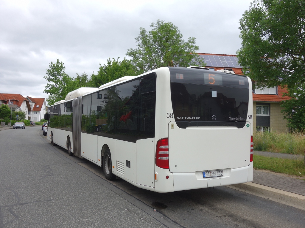 Гессен, Mercedes-Benz O530G Citaro facelift G CNG № 58