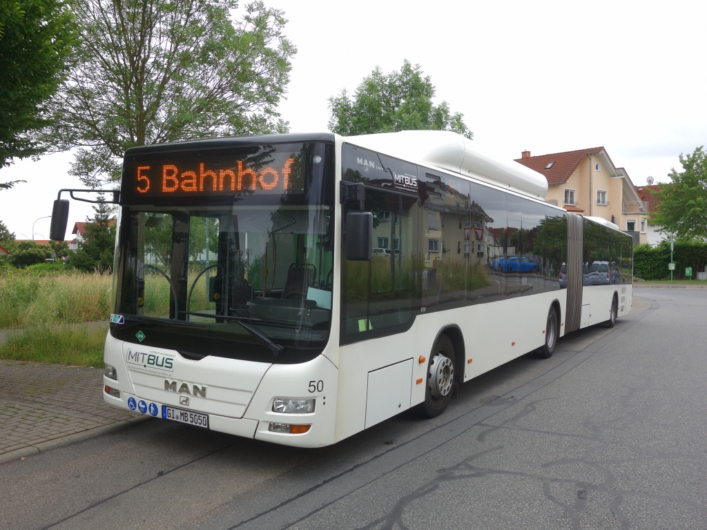 Гессен, MAN A23 Lion's City G NG313 CNG № 50