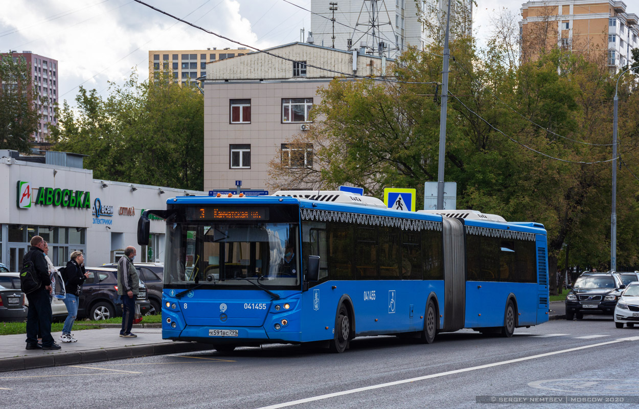 Москва, ЛиАЗ-6213.65 № 041455