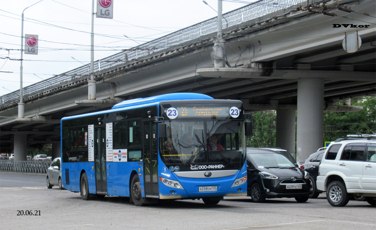 Приморский край, Yutong ZK6118HGA № В 258 ОН 125