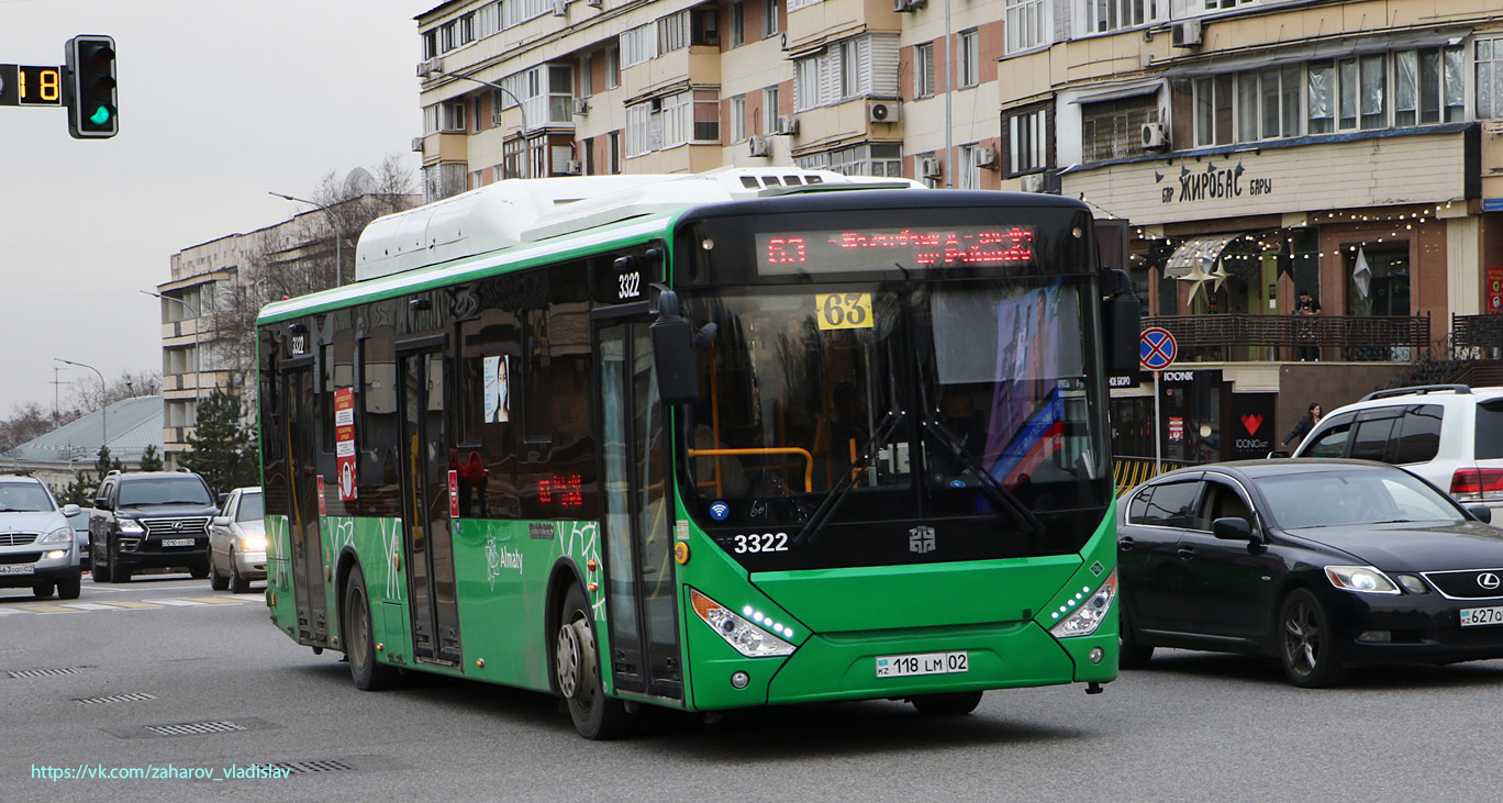 Алматы, Zhong Tong LCK6125HGAN № 3322