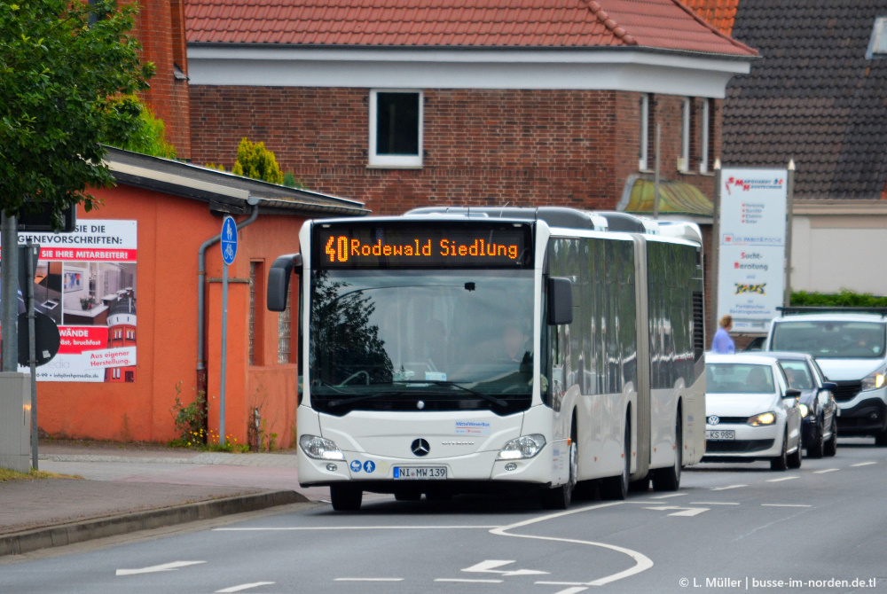 Нижняя Саксония, Mercedes-Benz Citaro C2 G № NI-MW 139