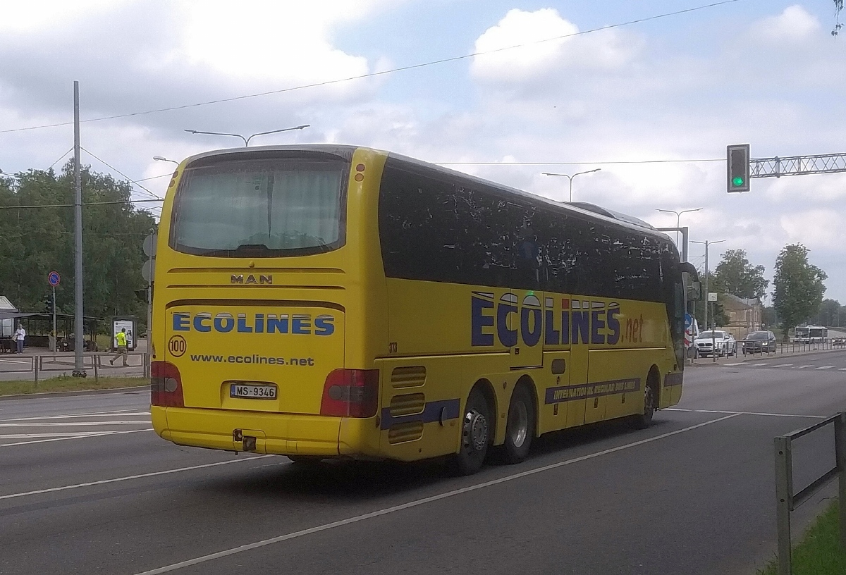 Латвия, MAN R08 Lion's Coach L RHC444 L № 373