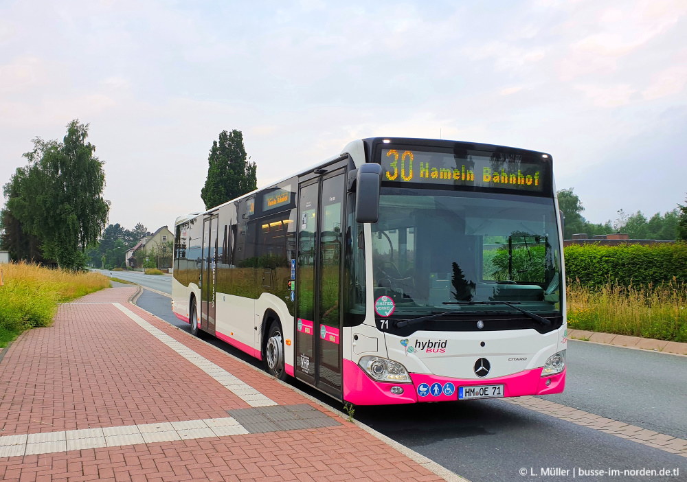 Нижняя Саксония, Mercedes-Benz Citaro C2 hybrid № 71