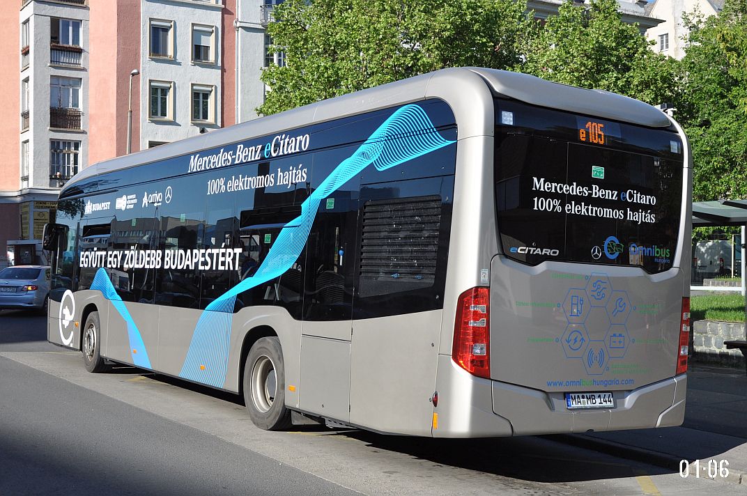 Венгрия, Mercedes-Benz eCitaro № MA-MB 144