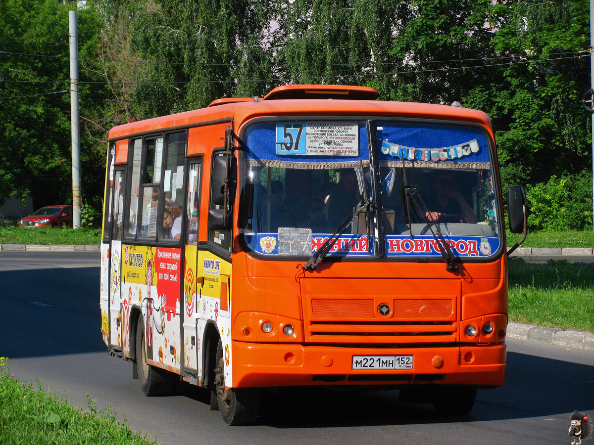 Нижегородская область, ПАЗ-320402-05 № М 221 МН 152