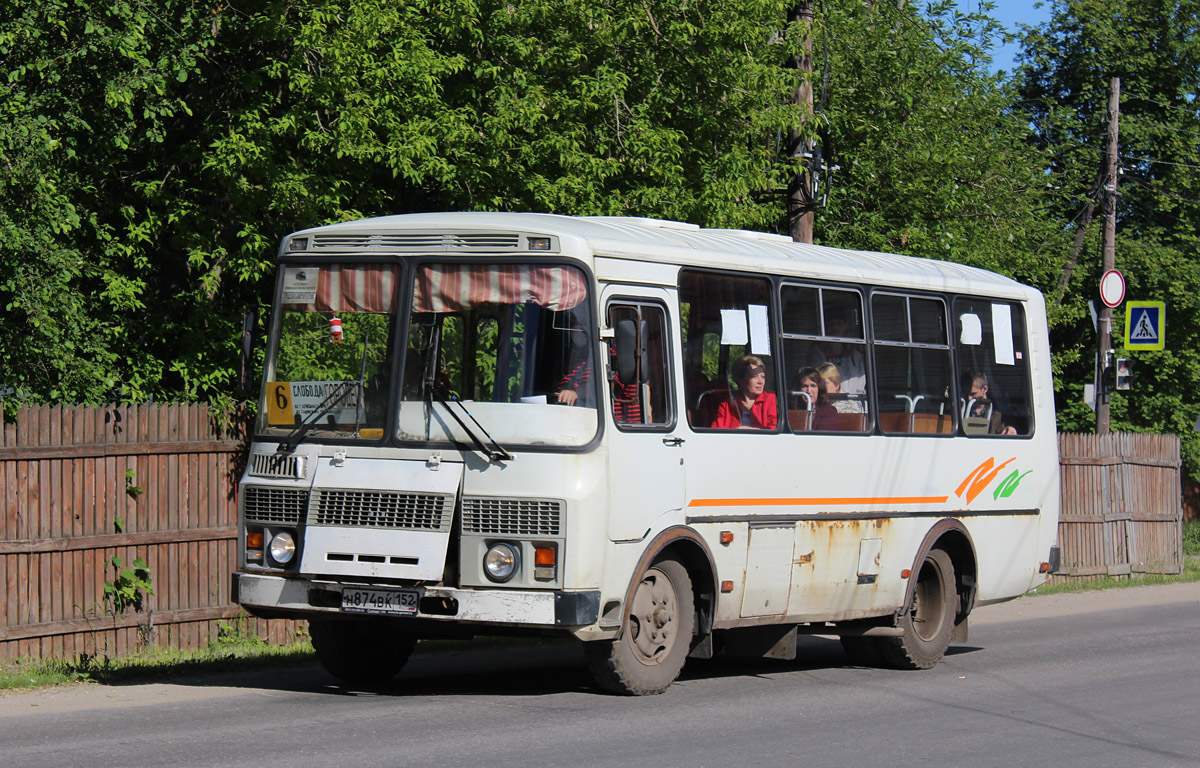 Нижегородская область, ПАЗ-32054 № Н 874 ВК 152