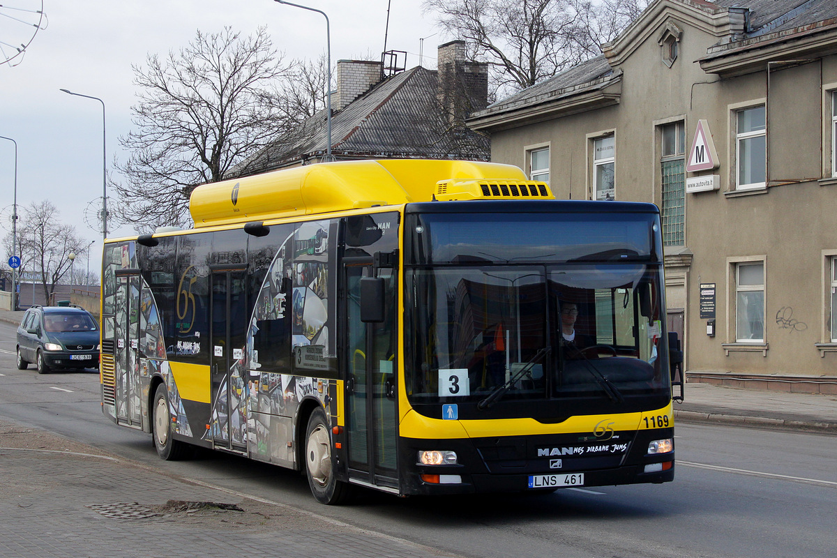 Литва, MAN A21 Lion's City NL243 CNG № 1169