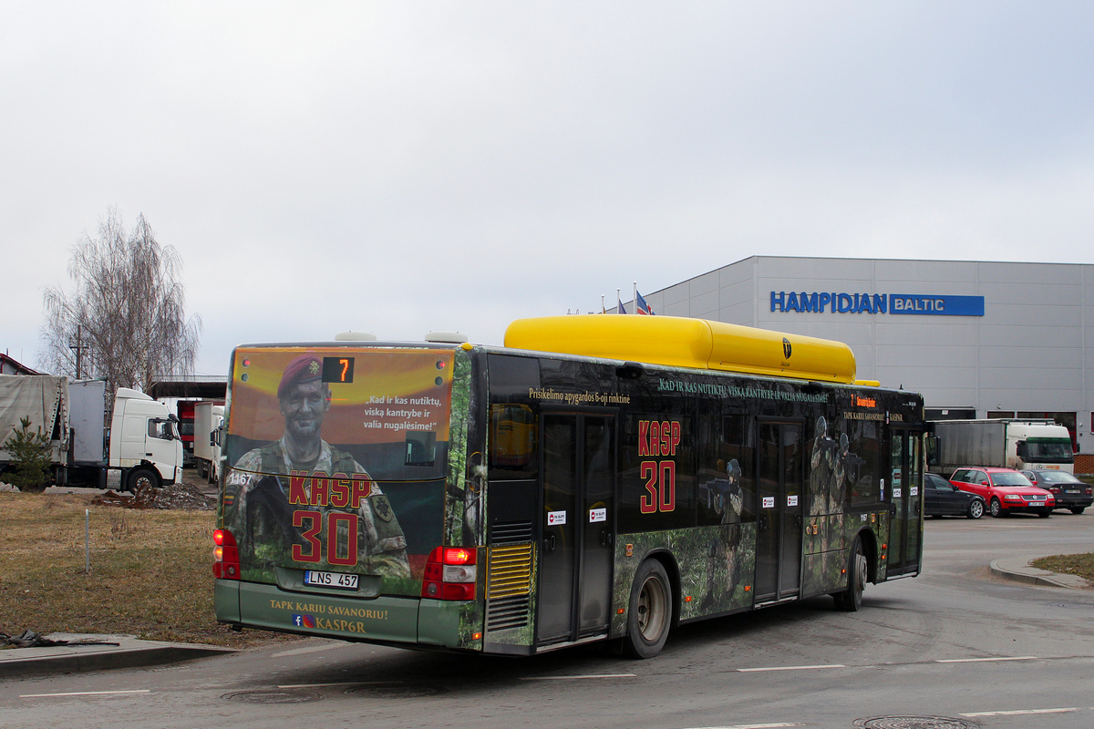 Литва, MAN A21 Lion's City NL243 CNG № 1167