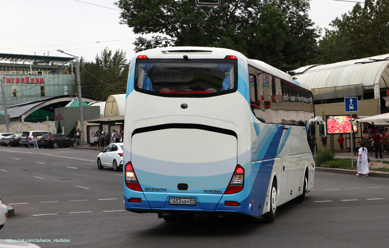 Алматы, Yutong ZK6127H № 653 ABV 02