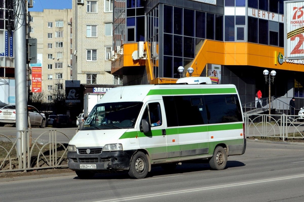 Ставропольский край, FIAT Ducato 244 CSMMC-RLL, -RTL № Е 862 РУ 126