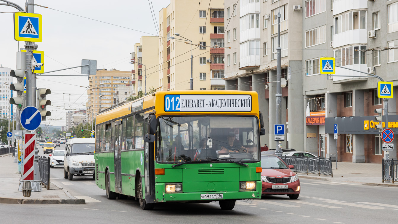 Свердловская область, Mercedes-Benz O405N № О 491 АТ 196