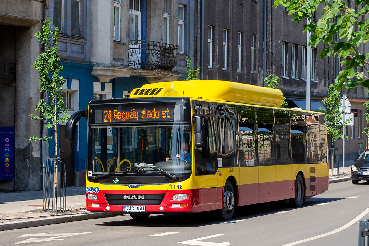 Литва, MAN A21 Lion's City NL273 CNG № 1148