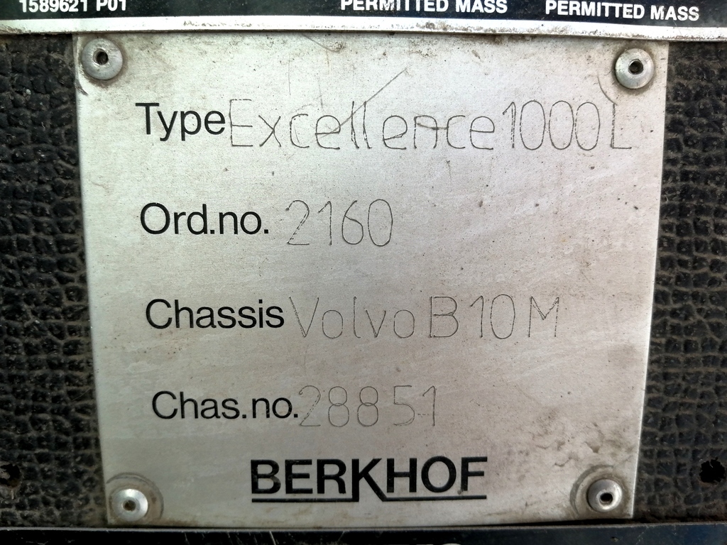 Липецкая область, Berkhof Excellence 1000L № М 864 МА 799