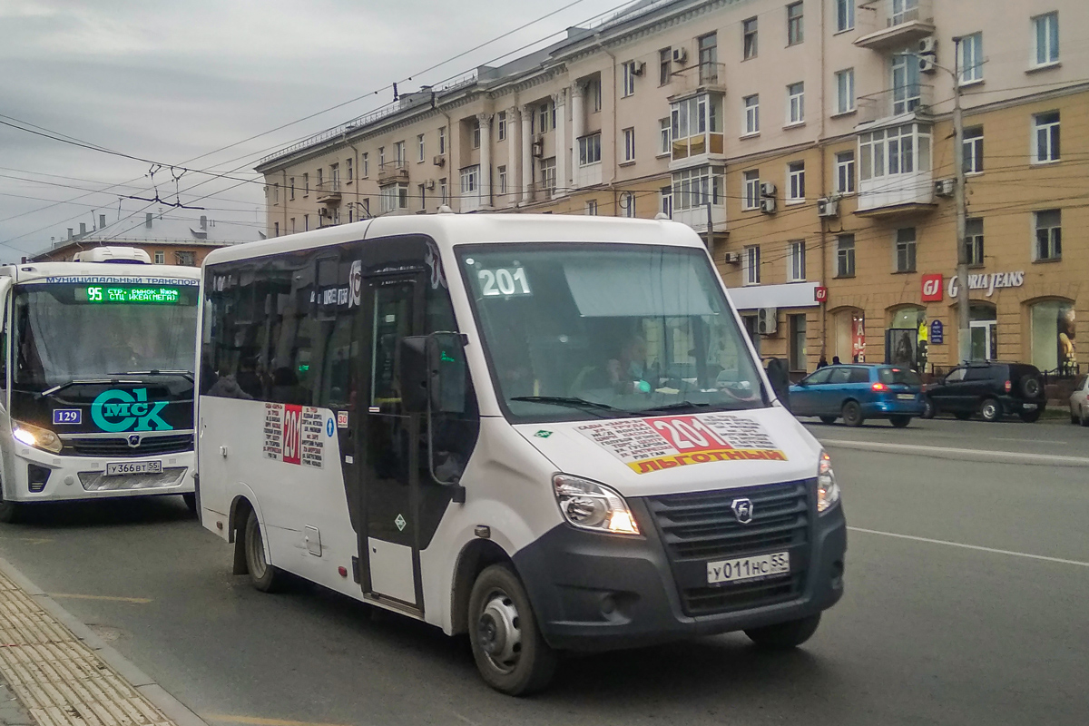 Omsk region, GAZ-A64R45 Next № У 011 НС 55