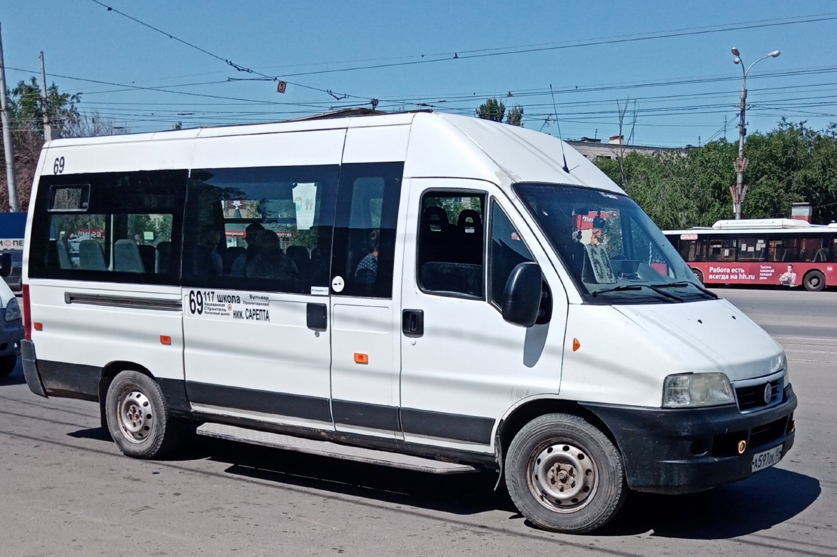 Волгоградская область, FIAT Ducato 244 CSMMC, -RT № А 597 ОК 134