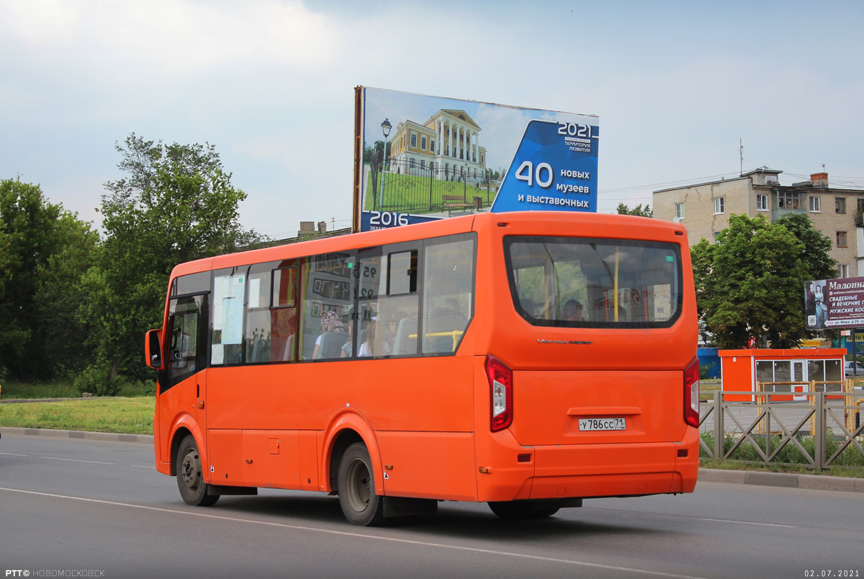 Тульская область, ПАЗ-320435-04 "Vector Next" № У 786 СС 71