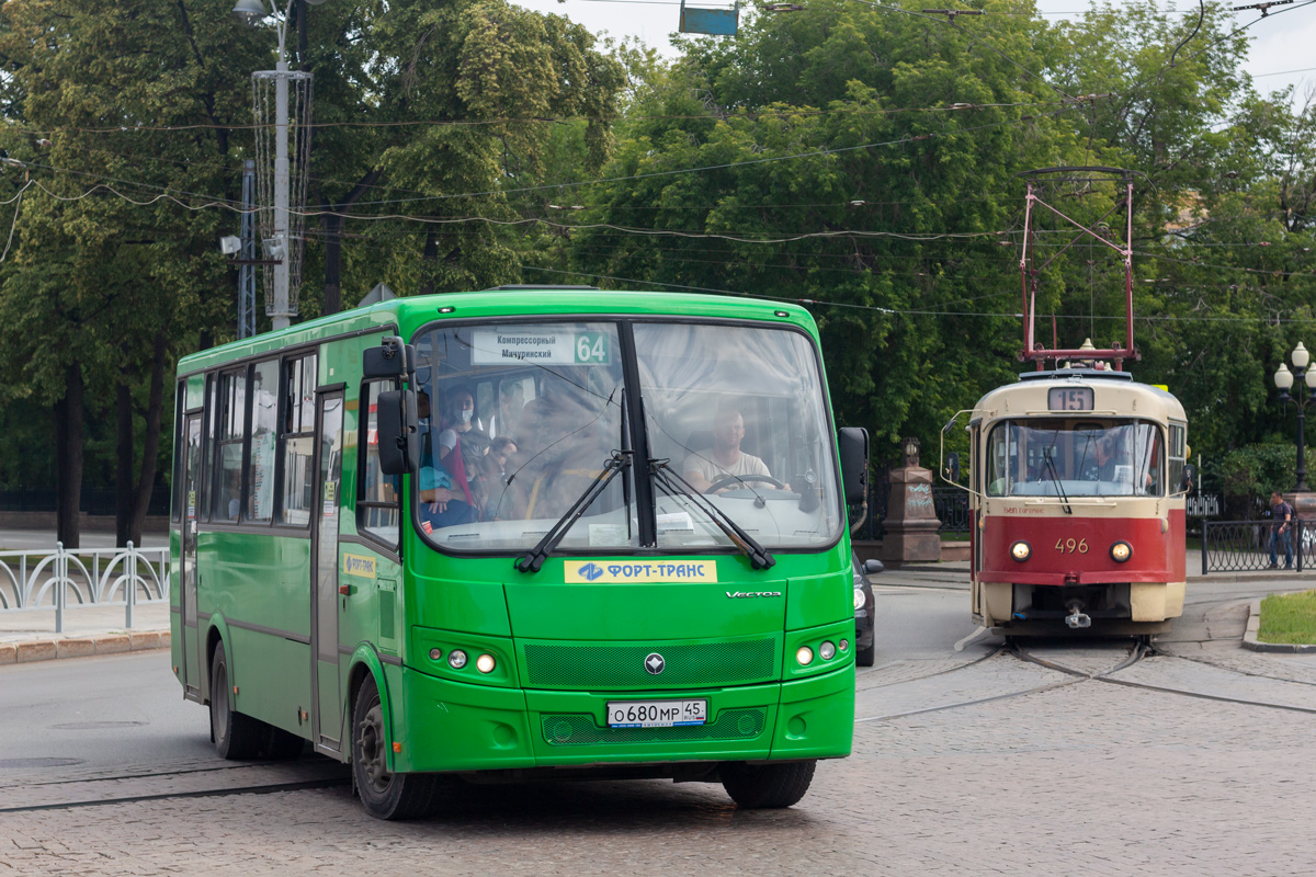 Свярдлоўская вобласць, ПАЗ-320412-04 "Вектор" № О 680 МР 45