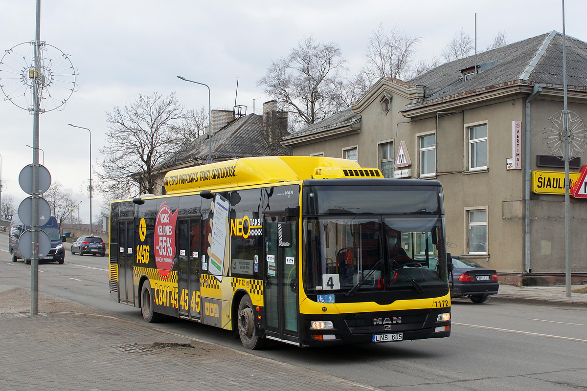 Литва, MAN A21 Lion's City NL243 CNG № 1172