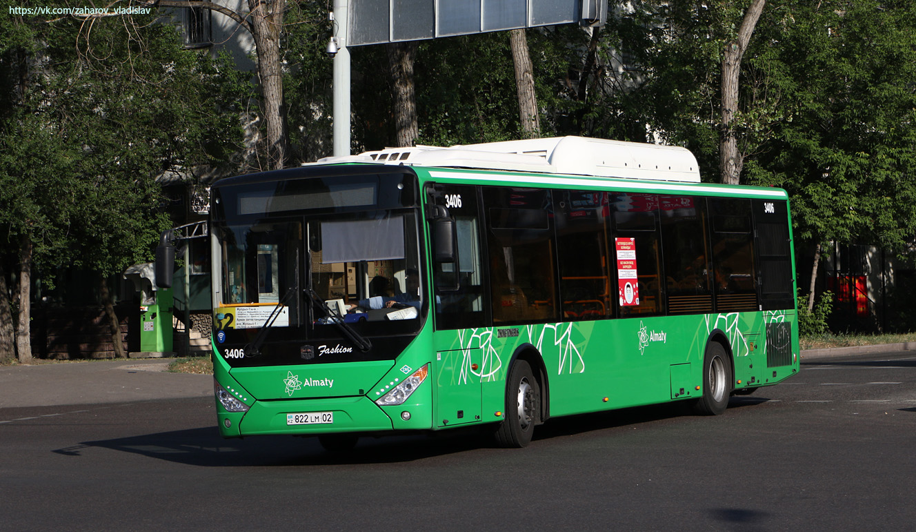 Алматы, Zhong Tong LCK6125HGAN № 3406