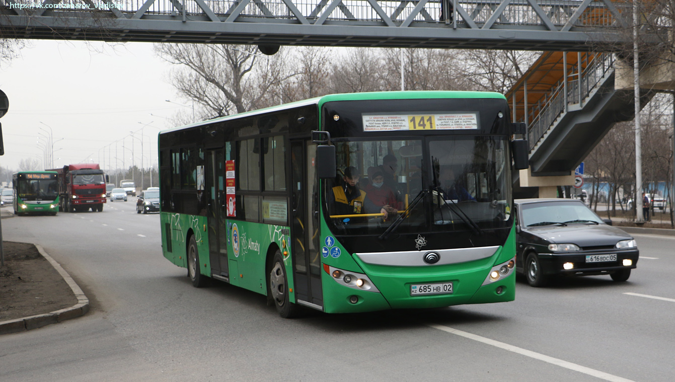 Алматы, Yutong ZK6118HGA № 685 HB 02