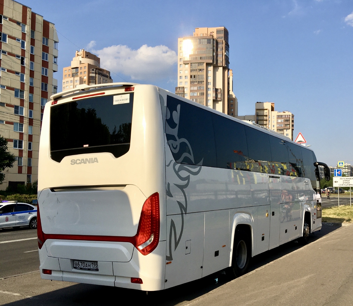 Санкт-Петербург, Scania Touring HD 12.0 № В 670 АН 198