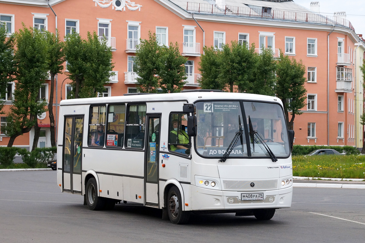 Архангельская область, ПАЗ-320414-05 "Вектор" (1-2) № М 408 РА 29