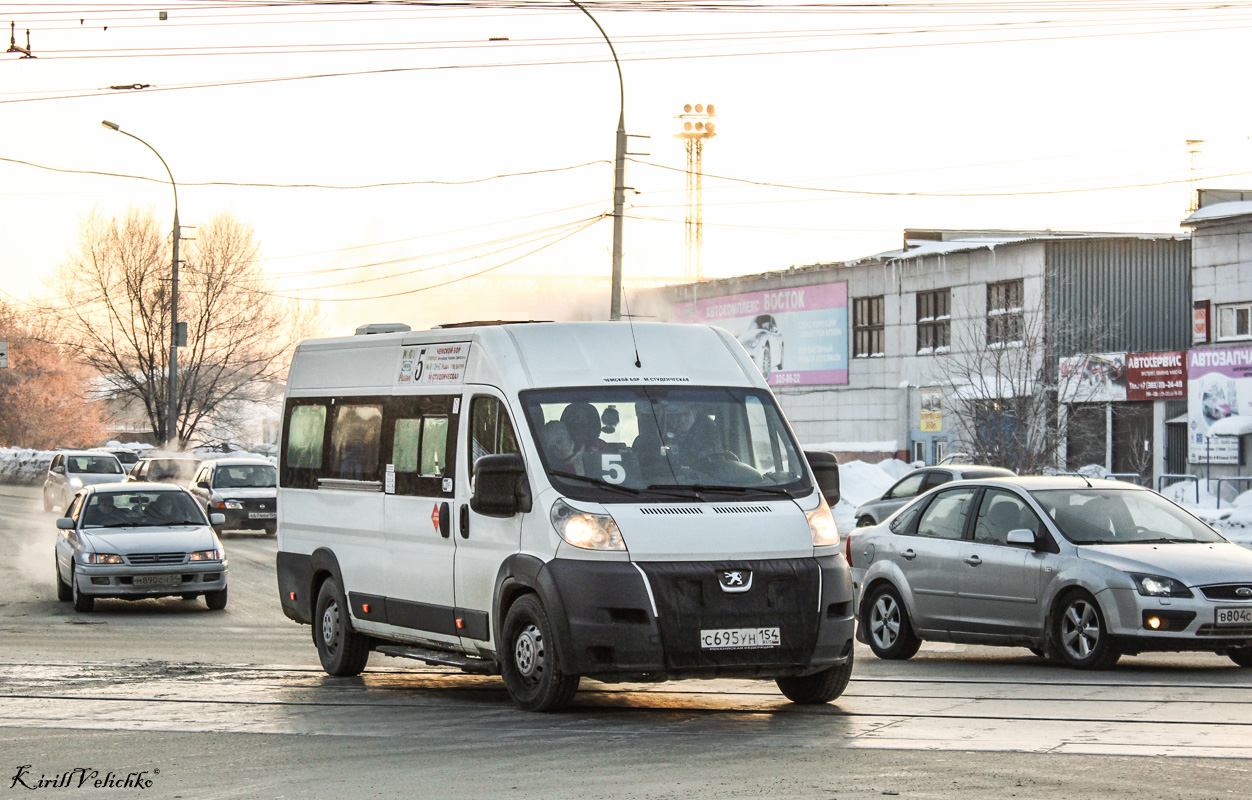 Новосибирская область, Промтех-22437* (Peugeot Boxer) № С 695 УН 154